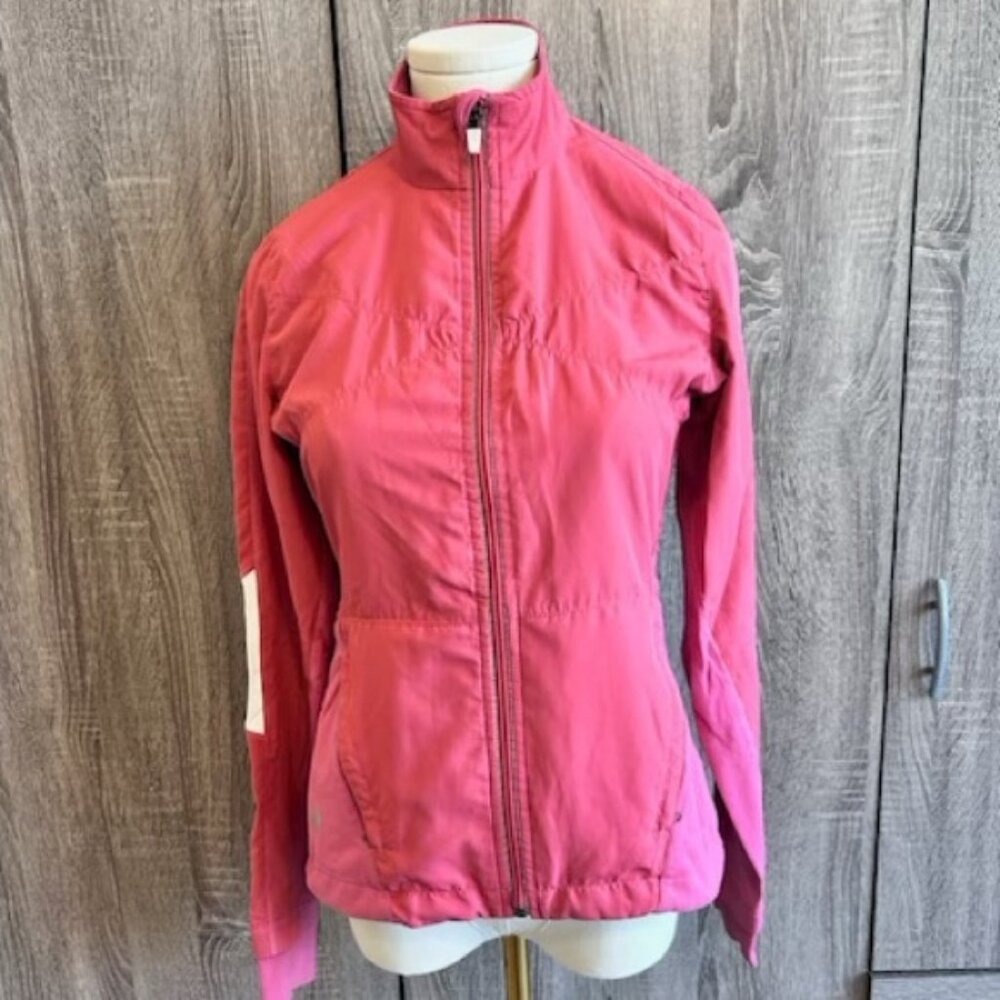 LULULEMON Pink & White Lightweight Zipup Jacket.